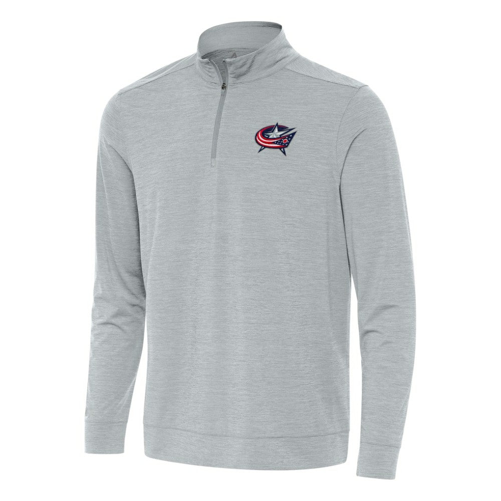 NHL Columbus Blue Jackets Antigua Bright Quarter-Zip Top