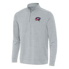 NHL Columbus Blue Jackets Antigua Bright Quarter-Zip Top