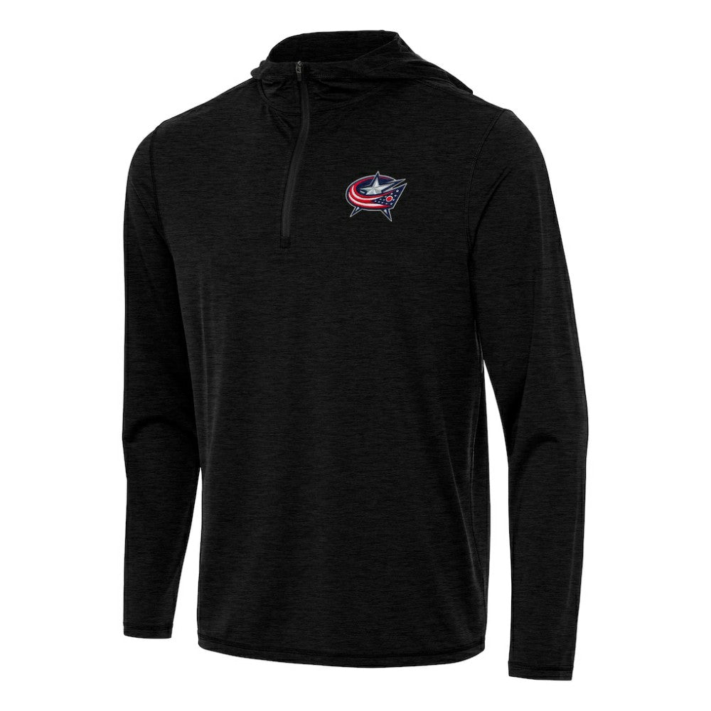 NHL Columbus Blue Jackets Antigua Tidy Quarter-Zip Hoodie