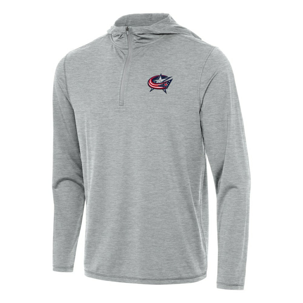 NHL Columbus Blue Jackets Antigua Tidy Quarter-Zip Hoodie