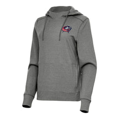 NHL Columbus Blue Jackets Antigua Women's Justice Pullover Hoodie