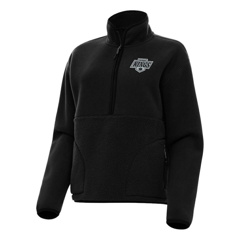NHL Los Angeles Kings Antigua Women's Figure Half-Zip Pullover Sweatshirt