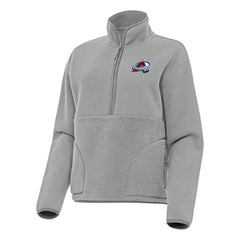 NHL Colorado Avalanche Antigua Women's Figure Half-Zip Pullover Sweatshirt