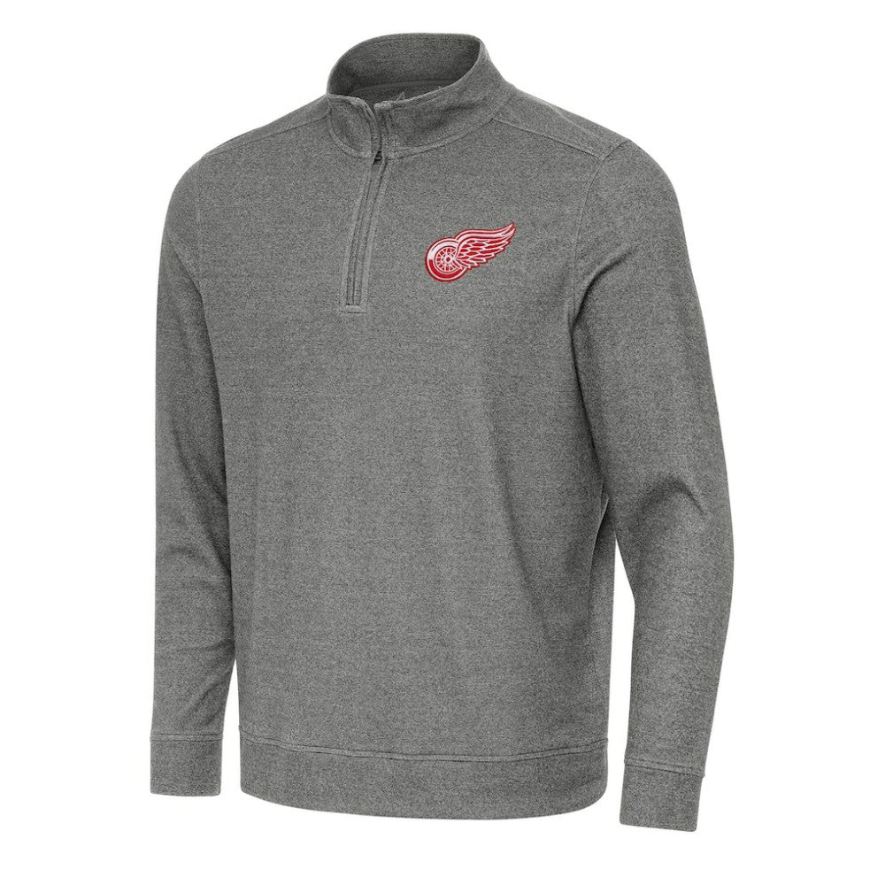 NHL Detroit Red Wings Antigua Subtle Quarter-Zip Sweatshirt