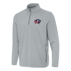 NHL Columbus Blue Jackets Antigua Perilous Quarter-Zip Sweatshirt
