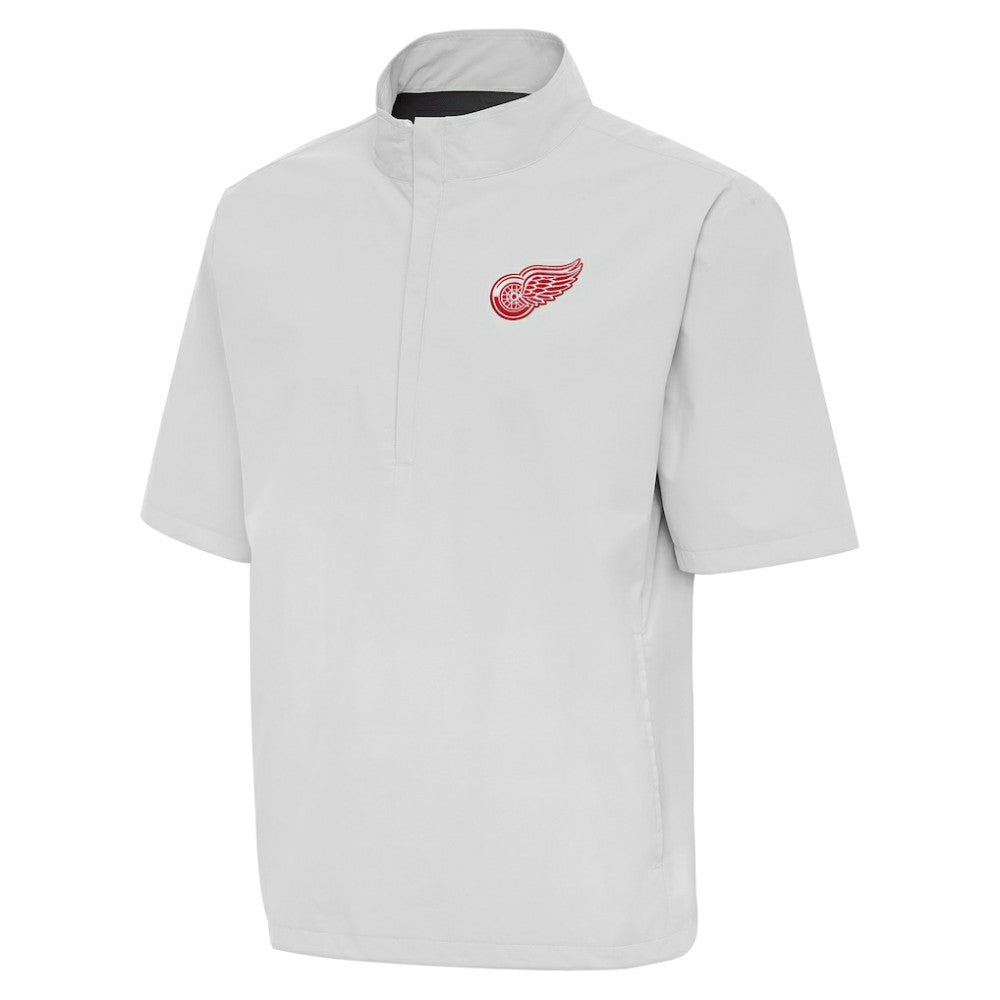 NHL Detroit Red Wings Antigua Brisk Quarter-Zip Windbreaker
