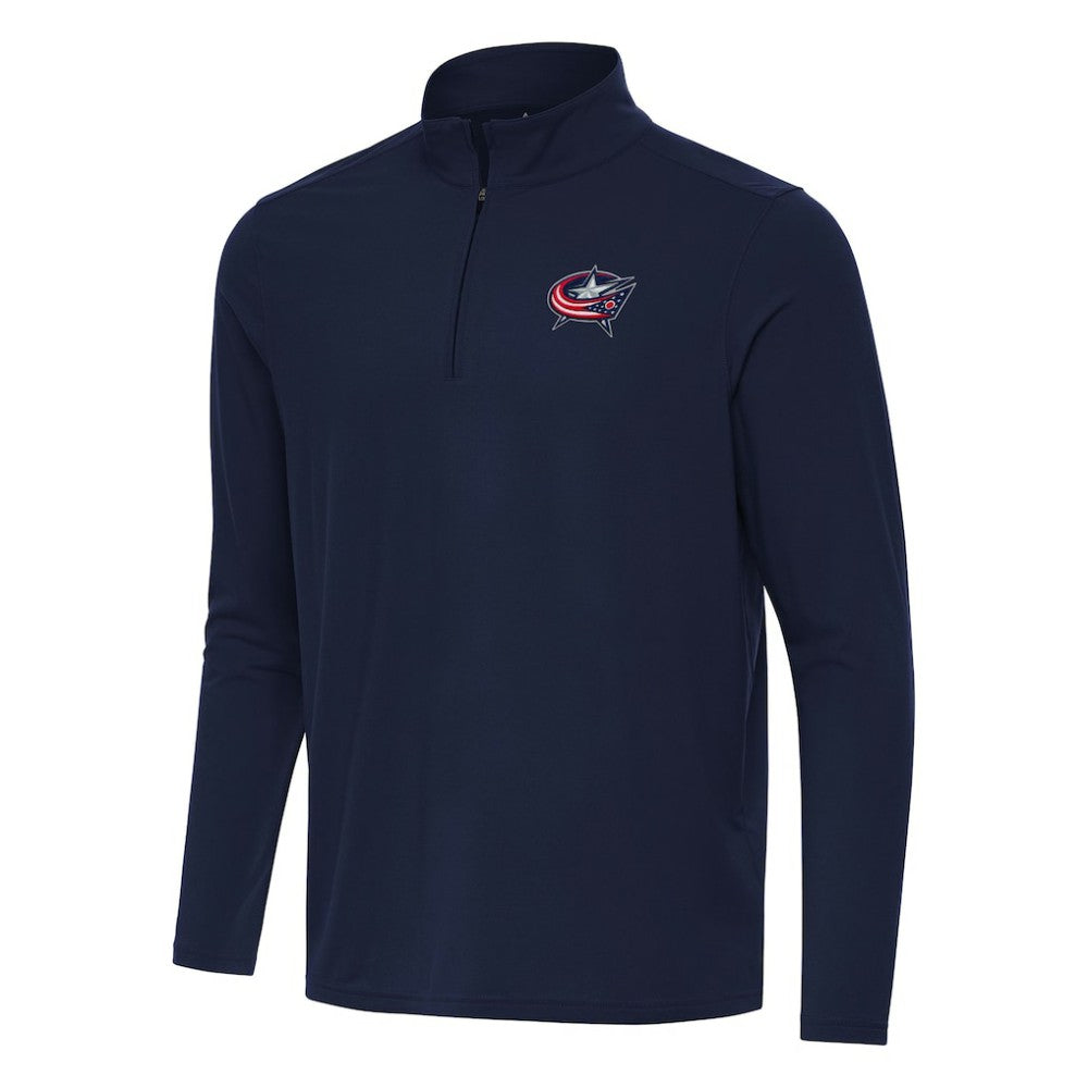NHL Columbus Blue Jackets Antigua Intent Quarter-Zip Top