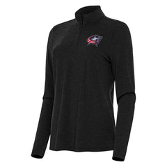 NHL Columbus Blue Jackets Antigua Women's Bright Quarter-Zip Top