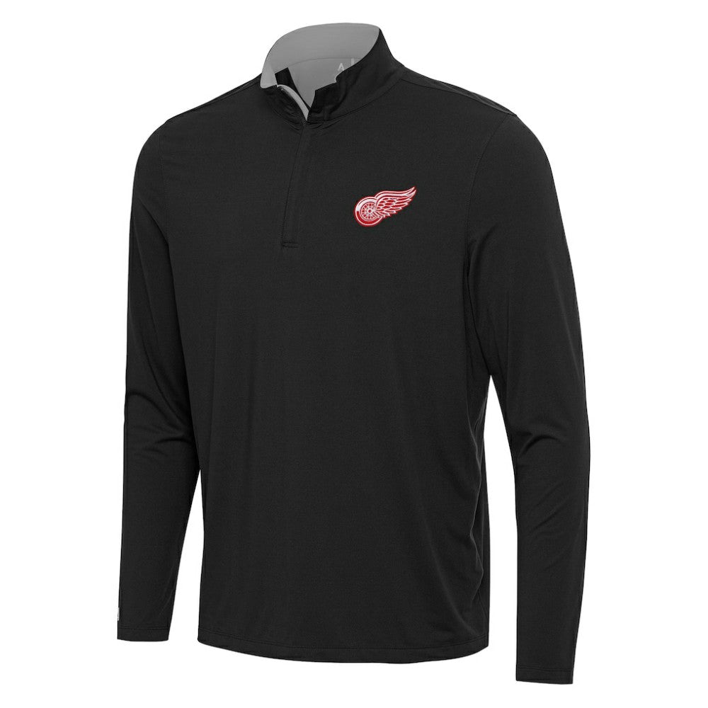 NHL Detroit Red Wings Antigua Content Quarter-Zip Pullover Top