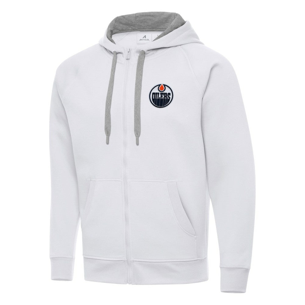 NHL Edmonton Oilers Antigua Big & Tall Victory Full-Zip Hoodie