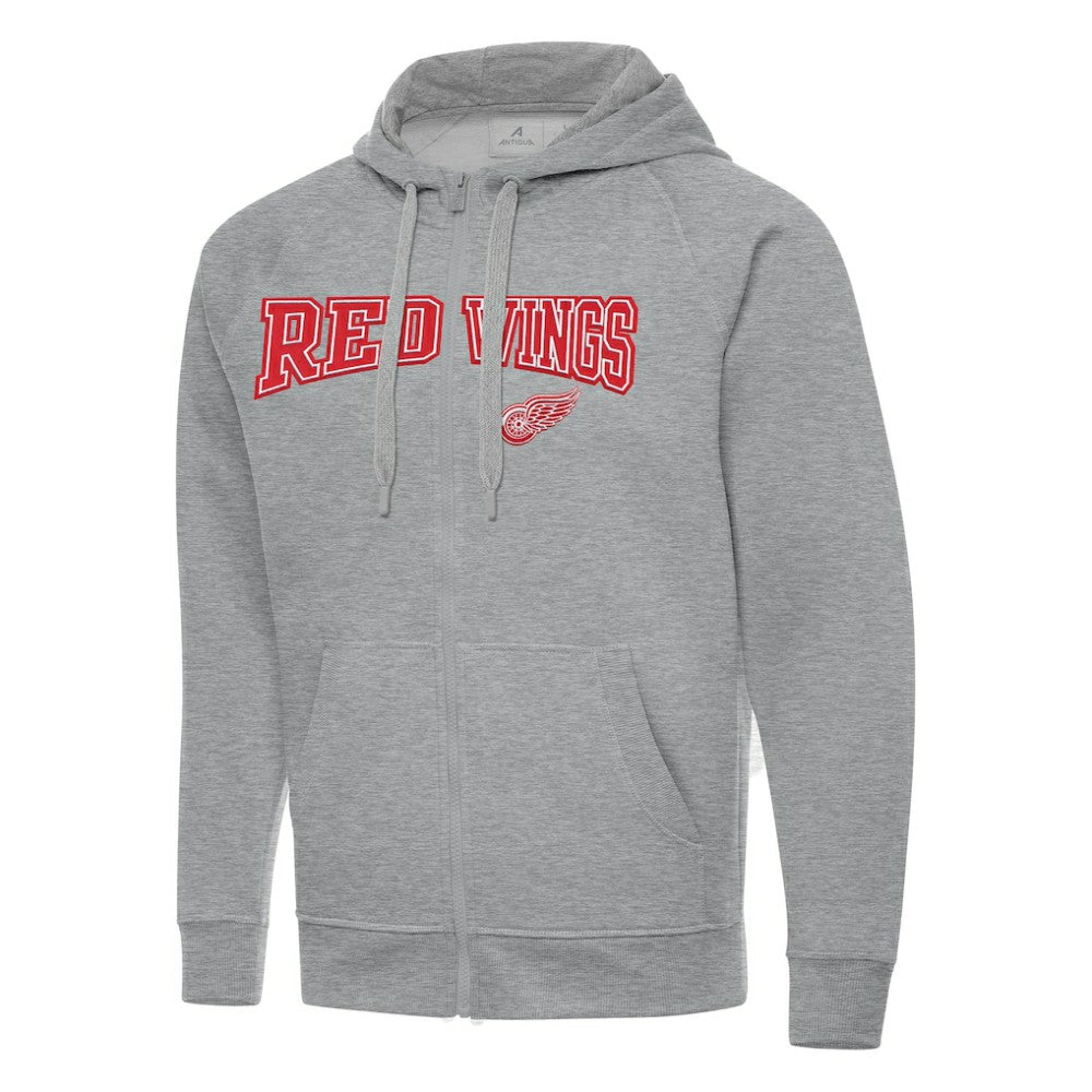 NHL Detroit Red Wings Antigua Big & Tall Victory Full-Zip Hoodie