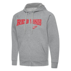 NHL Detroit Red Wings Antigua Big & Tall Victory Full-Zip Hoodie