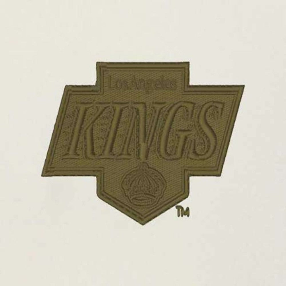 NHL Los Angeles Kings Antigua Intrepid Sand Raglan Long Sleeve Hoodie T-Shirt