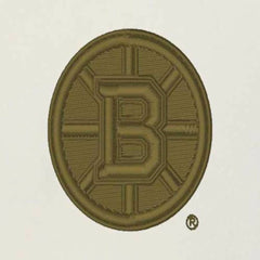 NHL Boston Bruins Antigua Intrepid Sand Raglan Long Sleeve Hoodie T-Shirt