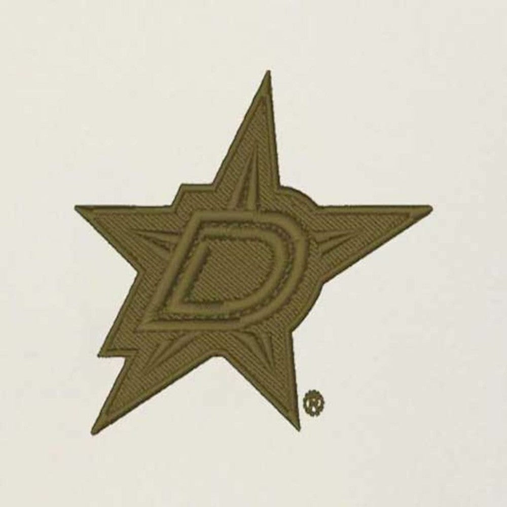 NHL Dallas Stars Antigua Intrepid Sand Raglan Long Sleeve Hoodie T-Shirt