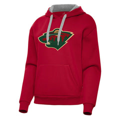 NHL Minnesota Wild Antigua Women's Victory Pullover Hoodie