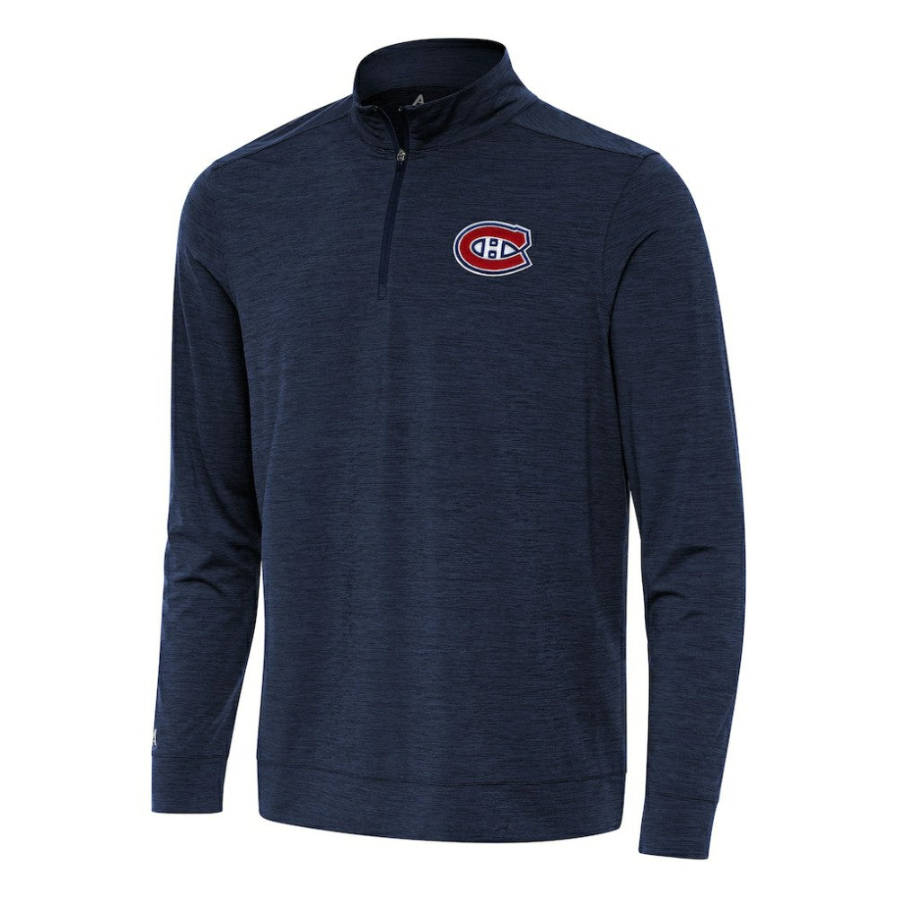 NHL Montreal Canadiens Antigua Bright Quarter-Zip Top