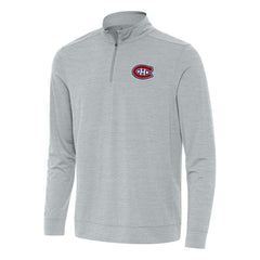 NHL Montreal Canadiens Antigua Bright Quarter-Zip Top