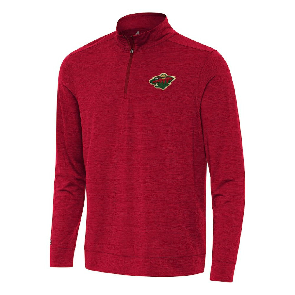 NHL Minnesota Wild Antigua Bright Quarter-Zip Top