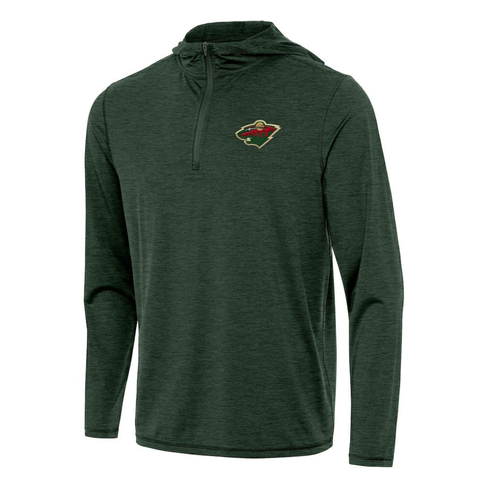 NHL Minnesota Wild Antigua Tidy Quarter-Zip Hoodie