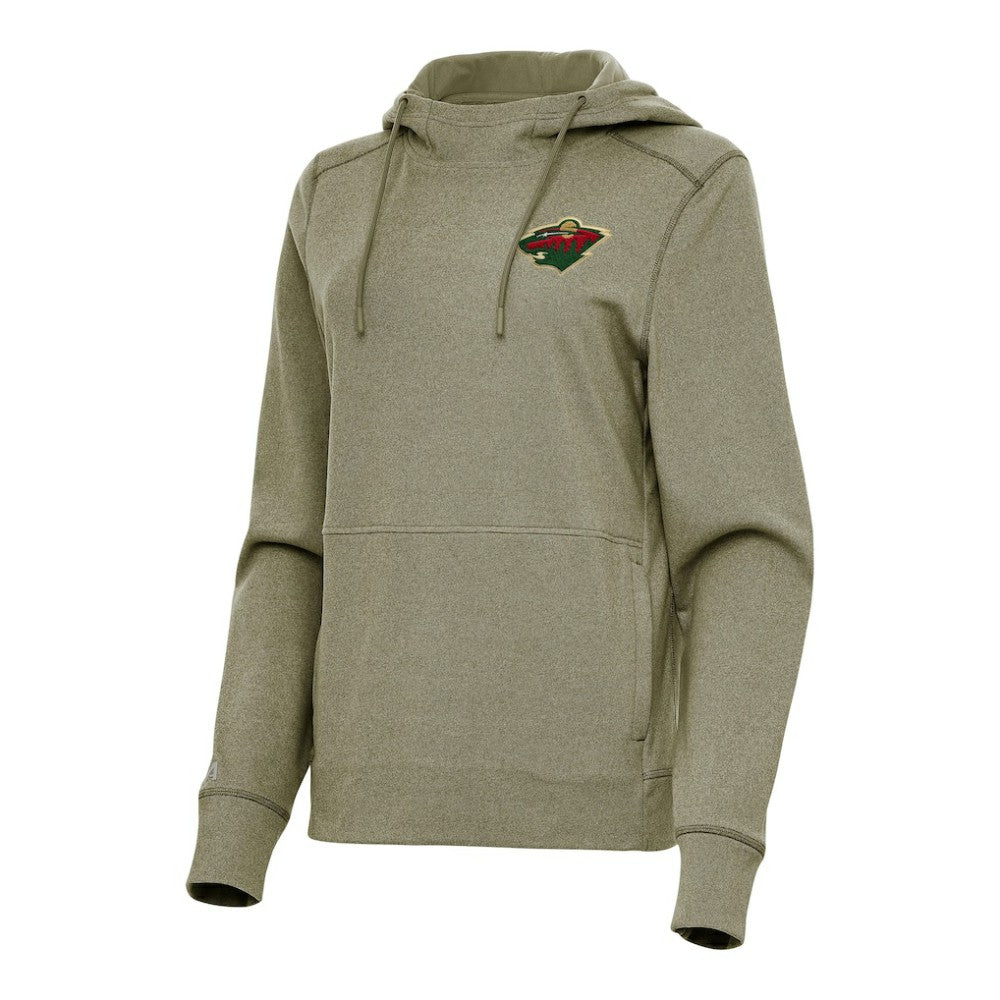 NHL Minnesota Wild Antigua Women's Justice Pullover Hoodie