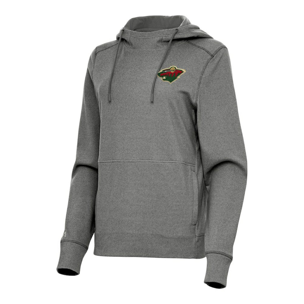 NHL Minnesota Wild Antigua Women's Justice Pullover Hoodie