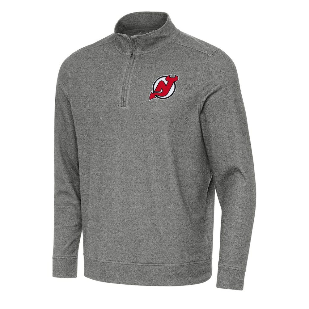 NHL New Jersey Devils Antigua Subtle Quarter-Zip Sweatshirt