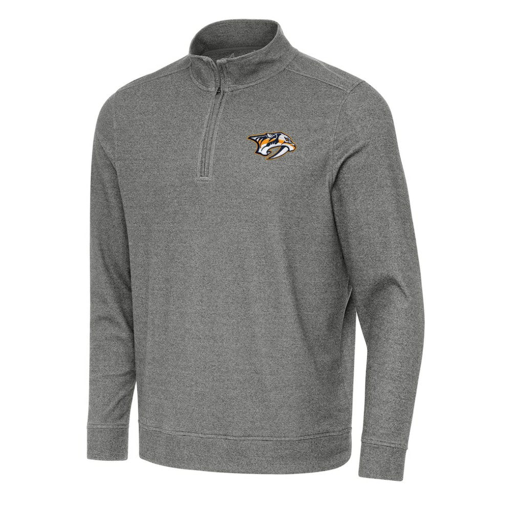 NHL Nashville Predators Antigua Subtle Quarter-Zip Sweatshirt