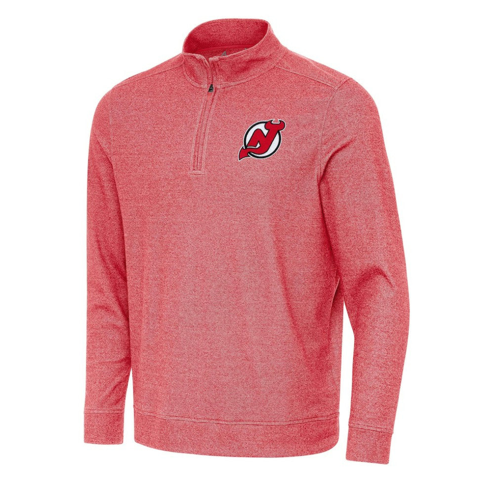 NHL New Jersey Devils Antigua Subtle Quarter-Zip Sweatshirt