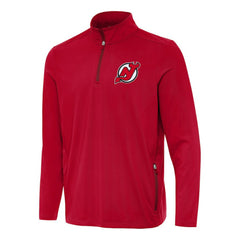NHL New Jersey Devils Antigua Perilous Quarter-Zip Sweatshirt