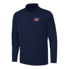 NHL Montreal Canadiens Antigua Reprocess Quarter-Zip Top