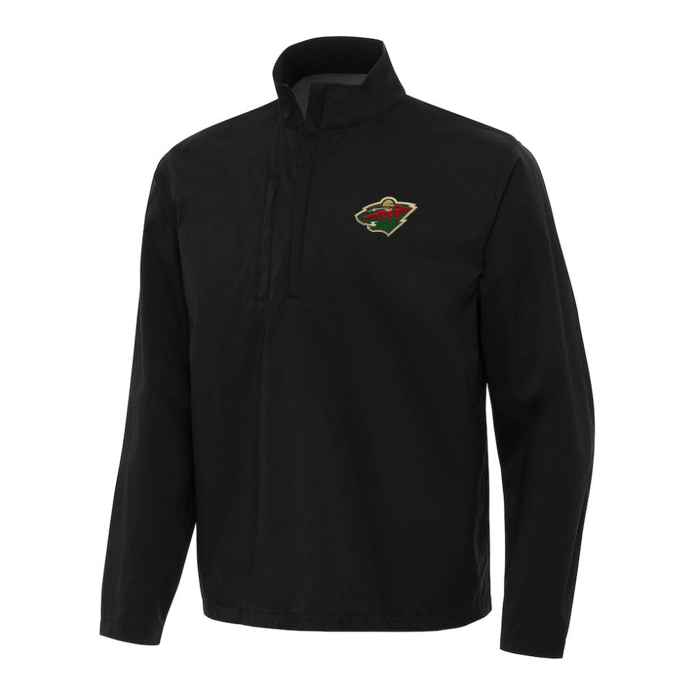 NHL Minnesota Wild Antigua Brisk Quarter-Zip Windbreaker