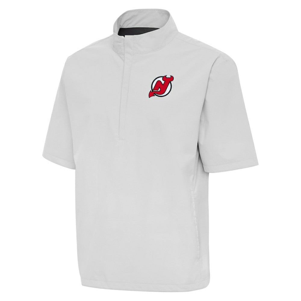NHL New Jersey Devils Antigua Brisk Quarter-Zip Windbreaker