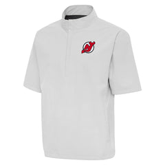 NHL New Jersey Devils Antigua Brisk Quarter-Zip Windbreaker