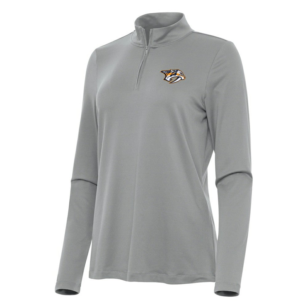 NHL Nashville Predators Antigua Women's Reprocess Quarter-Zip Top