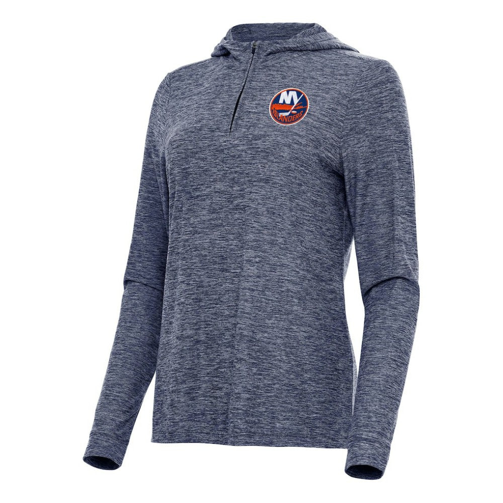 NHL New York Islanders Antigua Women's Daybreak Quarter-Zip Hoodie