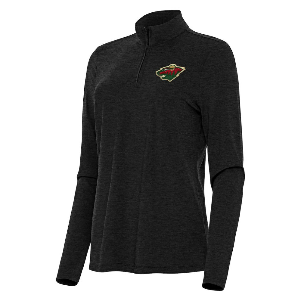 NHL Minnesota Wild Antigua Women's Bright Quarter-Zip Top