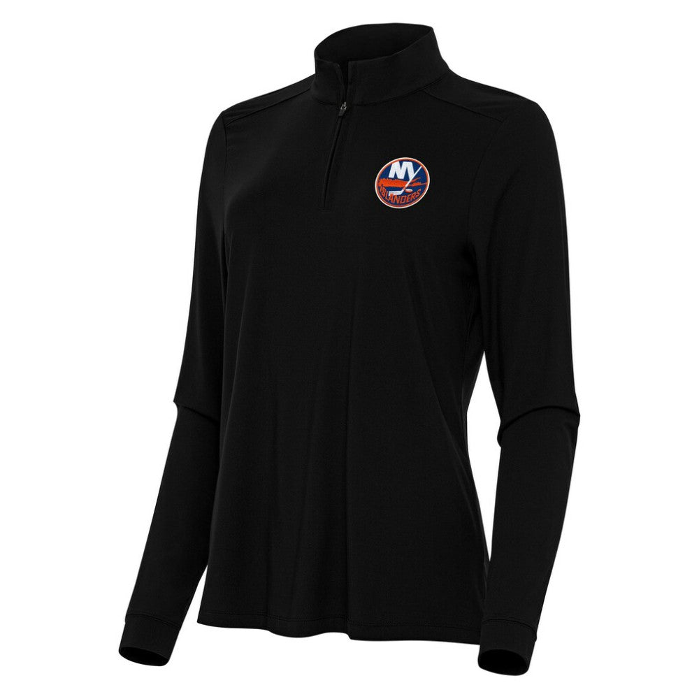 NHL New York Islanders Antigua Women's Intent Quarter-Zip Top