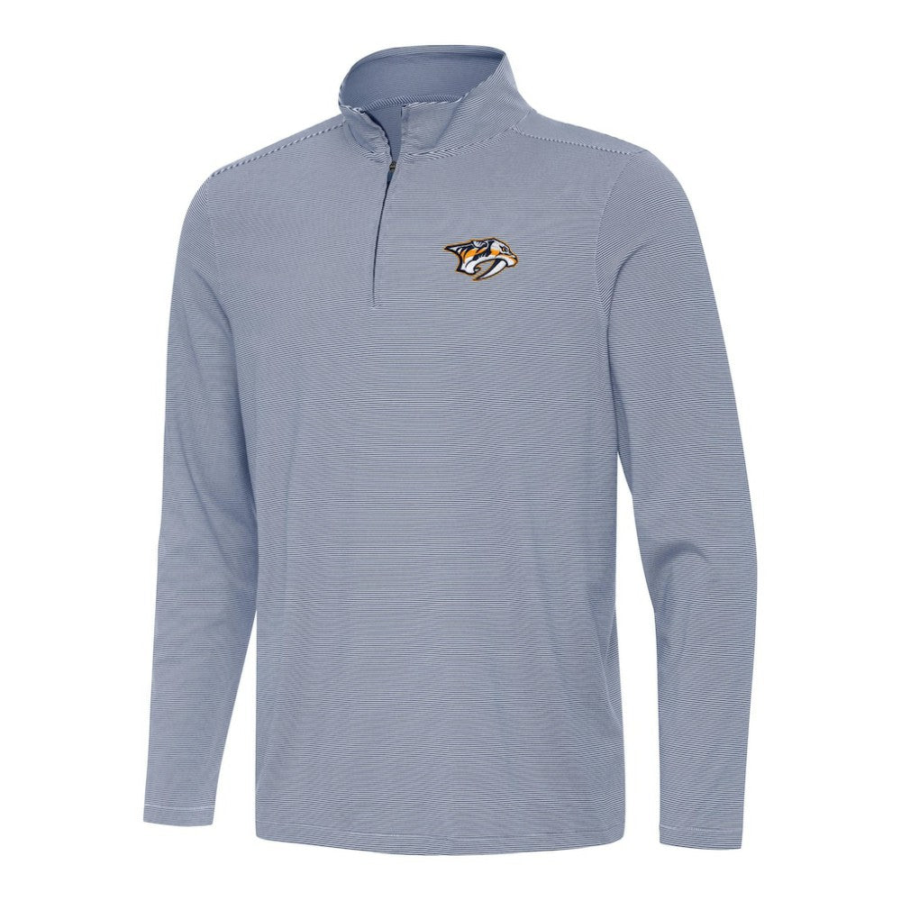 NHL Nashville Predators Antigua Twine Quarter-Zip Top