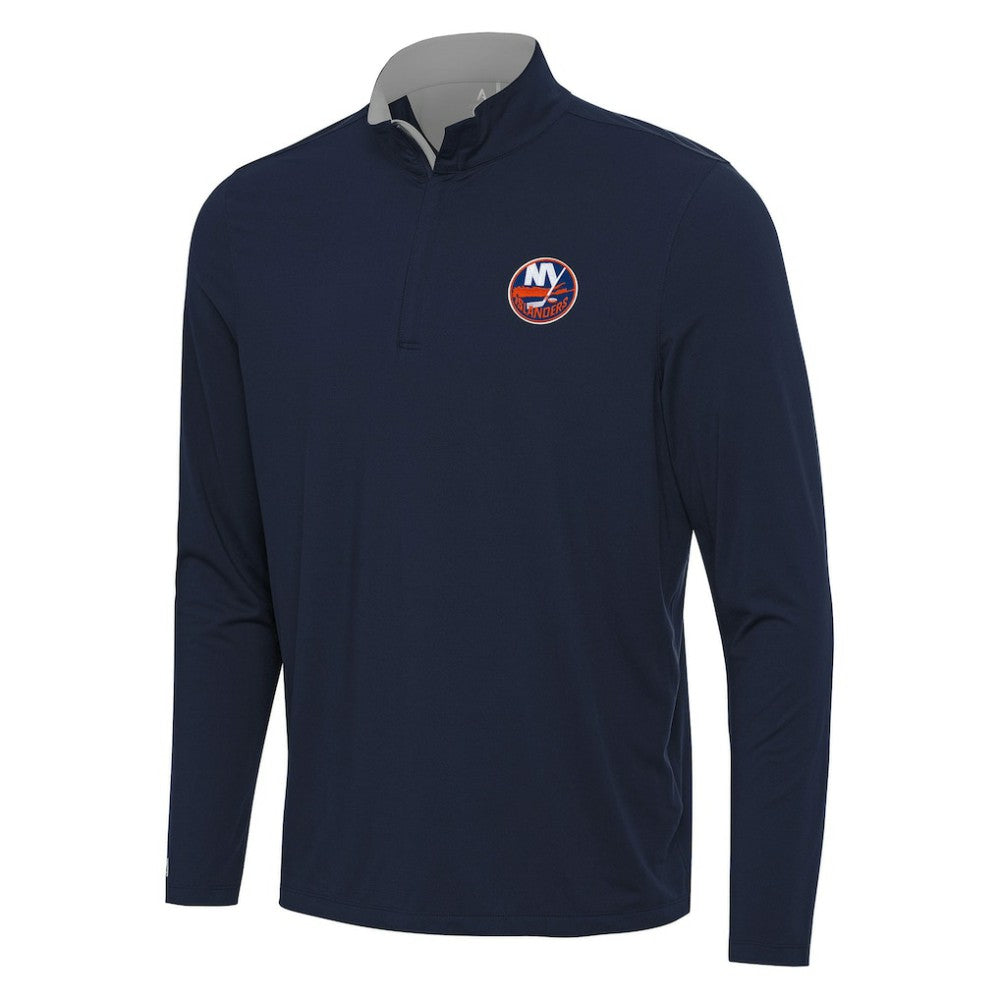 NHL New York Islanders Antigua Content Quarter-Zip Pullover Top