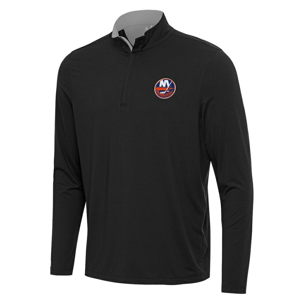 NHL New York Islanders Antigua Content Quarter-Zip Pullover Top