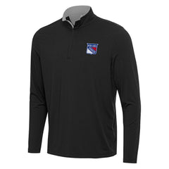 NHL New York Rangers Antigua Content Quarter-Zip Pullover Top