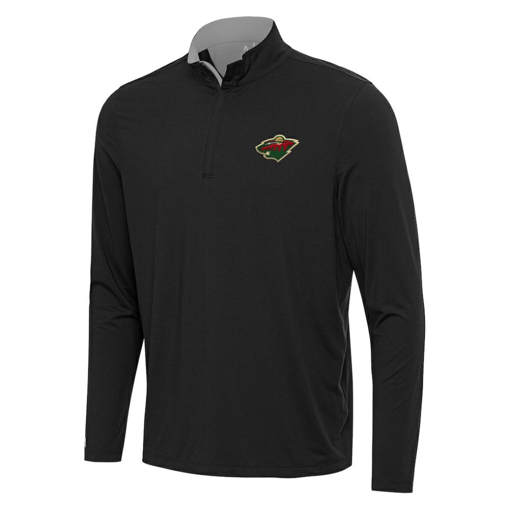 NHL Minnesota Wild Antigua Content Quarter-Zip Pullover Top