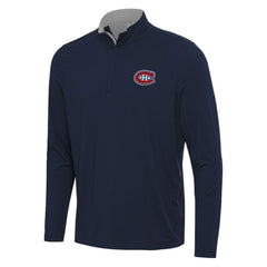 NHL Montreal Canadiens Antigua Content Quarter-Zip Pullover Top