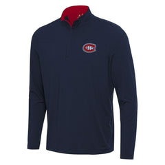 NHL Montreal Canadiens Antigua Content Quarter-Zip Pullover Top