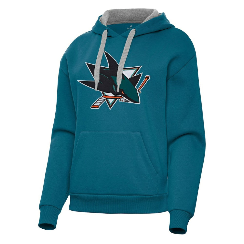 NHL San Jose Sharks Antigua Women's Victory Pullover Hoodie