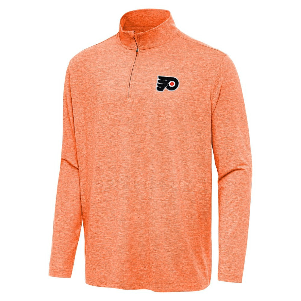 NHL Philadelphia Flyers Antigua Hunk Quarter-Zip Top