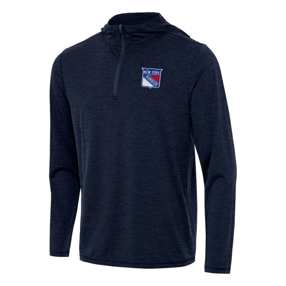 NHL New York Rangers Antigua Tidy Quarter-Zip Hoodie