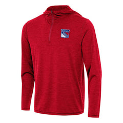 NHL New York Rangers Antigua Tidy Quarter-Zip Hoodie
