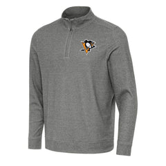 NHL Pittsburgh Penguins Antigua Subtle Quarter-Zip Sweatshirt